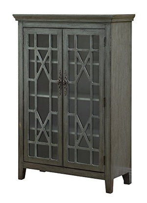 Treasure Trove 17348 Two Door Bookcase, Grey