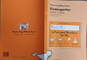 Letters and Numbers Kindergarten Teachers Guide (Handwriting Without Tears)