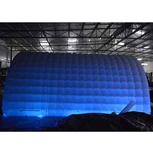 Sayok Inflatable Tunnel Sports Tunnel Entrance Inflatable Tunnel Tent for Event Exhibition Promotion(White, 19.68x9.84x9.84ft)