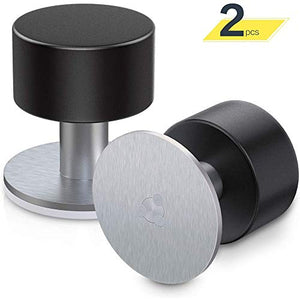 Xilinshop Stainless Steel Adhesive Wall Mounted Door Stop 2 Pack