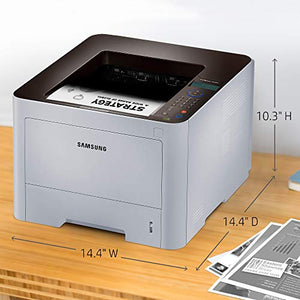 Samsung ProXpress M4020ND Monochrome Laser Printer with Mobile Connectivity, Duplex Printing, Built-in Ethernet, Print Security & Management Tools (SS383K)
