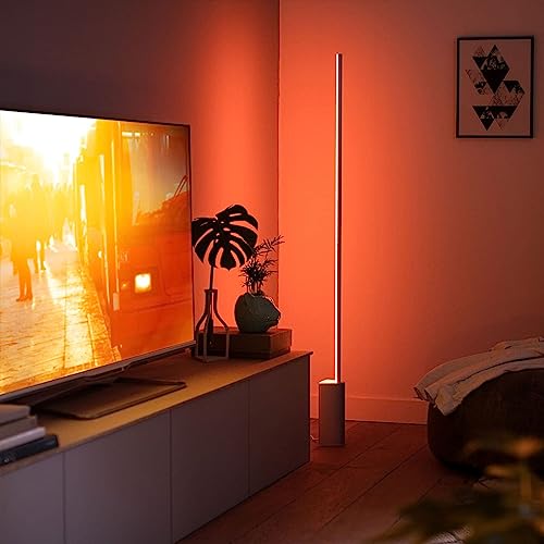 Philips Hue Gradient Signe Floor Lamp 2-Pack - Black, Alexa, Apple HomeKit, Google Assistant