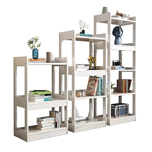 HARAY Multi-Layer Bookshelf Storage Rack (Walnut, 3 Layer)