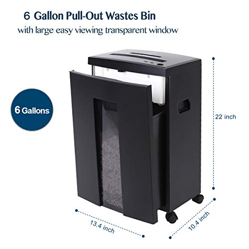 WOLVERINE 10-Sheet Super Micro Cut High Security Shredder for Home Office - SD9112