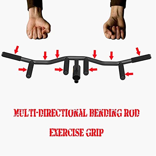 XIAOER Multi Grip Foam Barbell Handle, Steel T Bar Row Platform for Weight Lifting T Bar Rows Press Swing Squats Strength Training Equipment