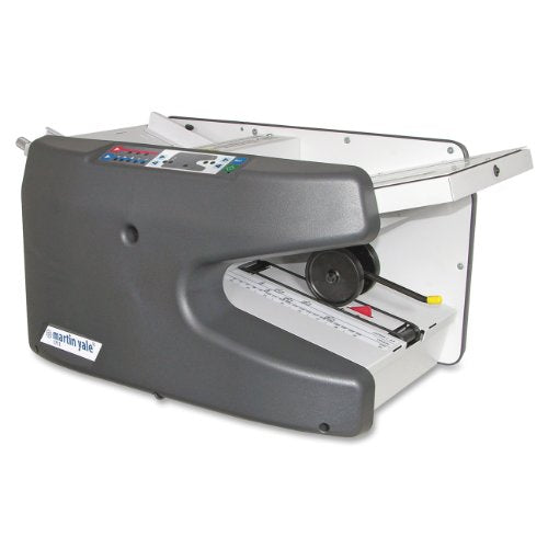Martin Yale 1711 Ease-To-Use Paper Folding Machine, 9,000 Sheets Per Hour, Feed Tray Capacity 150 Sheets, Fold Types: Letter Fold, Half Fold, Z-Fold, Double Parallel Fold, Gate Fold, Church Fold