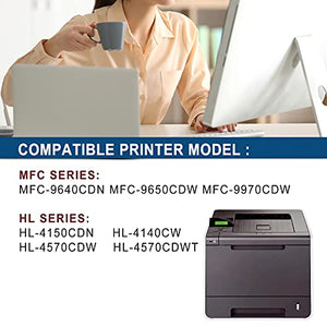 6-Pack TN-315BK TN-315C TN-315M TN-315Y Compatible TN315 High Yield Toner Cartridge Replacement for Brother HL-4570CDWT 4150CDN 4570CDW MFC-9640CDN 9650CDW 9970CDW Printer(3BK+1C+1M+1Y).