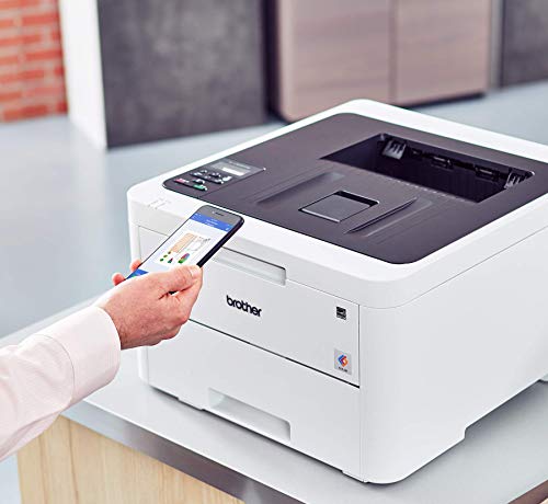 Brother HL-L3230CDW Compact Digital Color Printer Providing Laser Printer Quality Results with Wireless Printing and Duplex Printing, Amazon Dash Replenishment Enabled (Renewed)