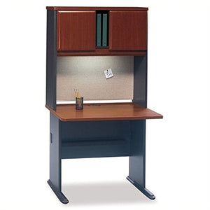 Bush Business Furniture Series A Office Cubicle in Hansen Cherry
