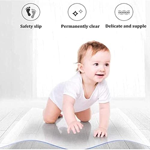 HOBBOY Hard-Floor Chair Mat 1.5/2mm PVC Waterproof Transparent Rug Protector - Multiple Sizes