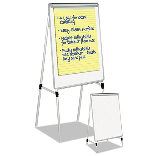 BVCEA2300335MV - Silver Easy Clean Dry Erase Quad-Pod Presentation Easel