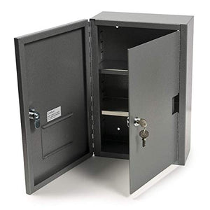 Grafco Locking Narcotics Safe, Steel Drug Cabinet, Double Door & Double Lock, Large, 3008