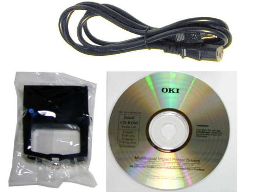 OKI MICROLINE 321 Turbo Dot Matrix Printer - 9-pin - 435 cps Mono - 288 x 144 dpi - Parallel, USB