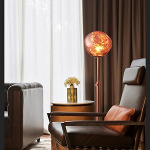 BNZCZY Nordic Lava Floor Lamp, PVC Transparent Lampshade, 57in, Indoor Lighting