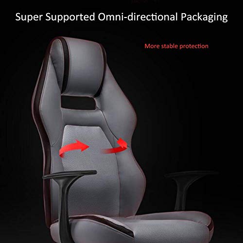 ZHIVIQ Silent Universal Pulley Office Chair - Rotatable Ergonomic Design with Thickened Cushion