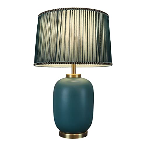 EARSHOT Modern Handmade Ceramic Desk Lamp with Pure Copper Base