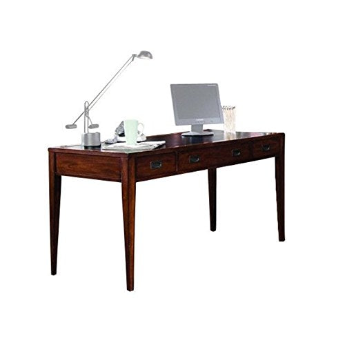 Hooker Furniture Danforth Executive Leg Desk in Rich Medium Brown