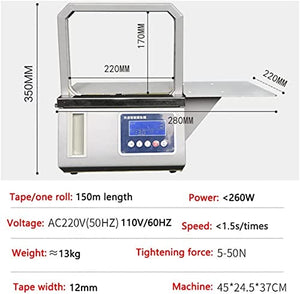 NBIKE Intelligent Induction Strapping Machine - Small Automatic OPP Tape Binder