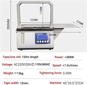 GagalU Intelligent Induction Strapping Machine - Small Automatic OPP Tape Binder
