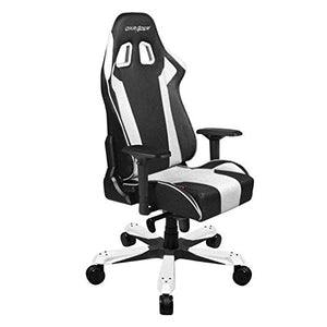 DXRacer OH/KS06/NW Ergonomic, Computer Chair for Gaming, Executive or Home Office King Series White / Black