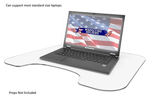 Marketing Holders 22”W Laptop Board Desk Breakfast Clear Coloring Eating Value Pack of 6 Acrylic Drinking Studying Play TV Writing Drawing