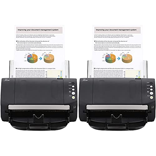Fujitsu fi-7140 Color Duplex Document Scanner with ADF (2 Pack)