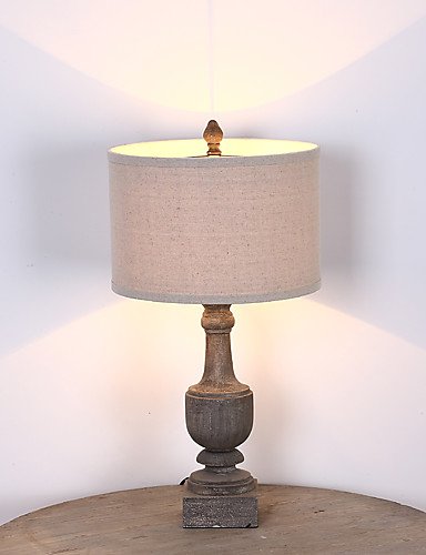 SSBY Classic Amercian Industrial Rustic Wooden Table Lamp Decorate for the Bedroom / Dining Room / Hotel Dest Light , 110-120v