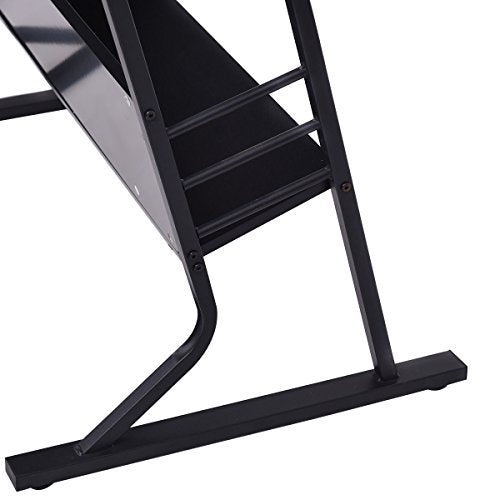 Black Adjustable Drafting Table w/Stool & Side Drawers - by Choice Products