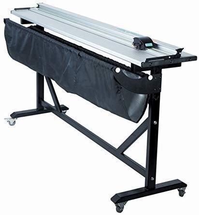 60 inch Wide Format Rotary Paper Trimmer Cutter Machine with Support Stand Aluminum Alloy