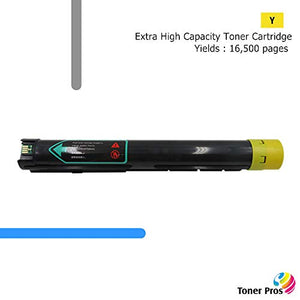 Toner Pros (TM) Remanufactured Toner Replacement [High Yield] for Xerox Versalink C7020/C7025/C7030 Printer (4 Color Pack) Black 23,600 & Color 16,500 Page (106R03737, 106R03738, 106R03739, 106R03740)