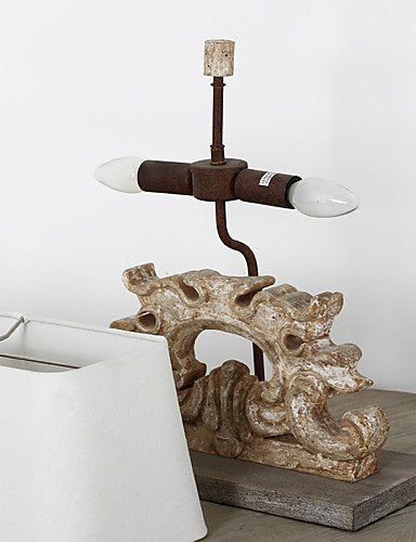 SSBY Loft Amercian Countryside Metal Wooden Table Lamp for Living Room / Foyer / Study Room Light Decorate Dest Lamp , 110-120v