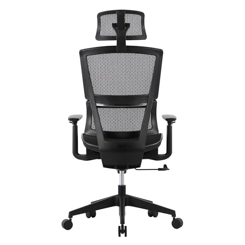Realspace Radano Mesh High-Back Executive Office Chair, Black - BIFMA Compliant