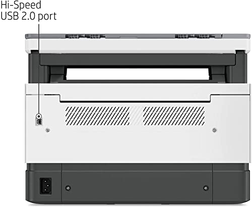 HP Neverstop MFP 1202w Monochrome All-in-One Wireless Laser Printer with Cartridge-Free Toner Tank, Mobile Print, Print&Scan&Copy, 1.8" Display, 600 x 600 DPI, 150-Sheet, 21ppm, with Printer Cable