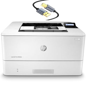 HP Laserjet Pro M404dn Monochrome Laser Printer - Print Only, Ethernet, 40 ppm, 1200 x 1200 dpi, Auto Duplex, 8.5 x 14, 2-line LCD