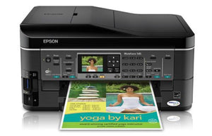 Epson WorkForce 545 Wireless All-in-One Color Inkjet Printer, Copier, Scanner, Fax, iOS/Tablet/Smartphone/AirPrint Compatible (C11CB88201)