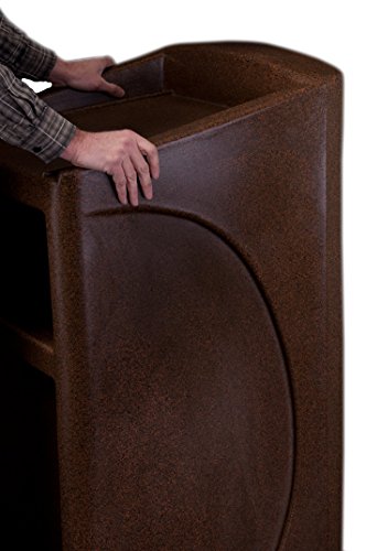 Audio System Group Accent Classic Integrator Vertical Logo Lectern Podium, Bronze Granite - Dan James Original