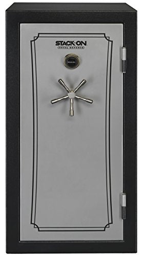 Stack-On TD-40-SB-C-S Total Defense 36-40 Gun Safe with Combination Lock, Matte Black/Silver