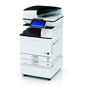 Used Ricoh Aficio MP 3555 Tabloid/Ledger-Size Monochrome Laser Multifunction Copier - 35ppm, Copy, Print, Scan, Auto Duplex, Network, 1200x1200 DPI, 2 Trays, Stand (Renewed)