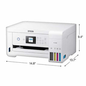 Epson EcoTank ET 2760 Special Edition All-in-One Inkjet Printer | Wireless Printing | Print, Copy, Scan | Prints up to 10 Pages per Minute in Black | Plus One Bonus Bottle of Black Ink - U Deal