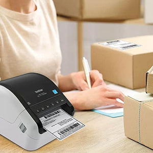 Brother QL-1100 Wide Format Thermal Label Printer - USB Connectivity, 4" Wide, 300 x 300 dpi