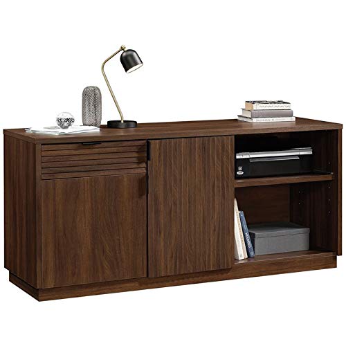 Sauder Englewood Credenza, Spiced Mahogany Finish