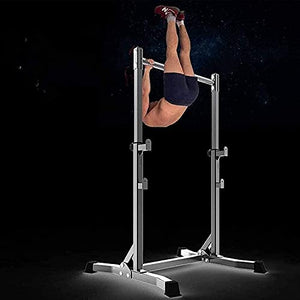 Squat Barbell Free Bench Press Stands Home Gym Home Gym Power Tower Strength Training Workout Equipment Pull Ups Rack Sturdy Steel Squat Barbell Free Bench Thole Adjustable Barbell Stand Squat Rack,Fa