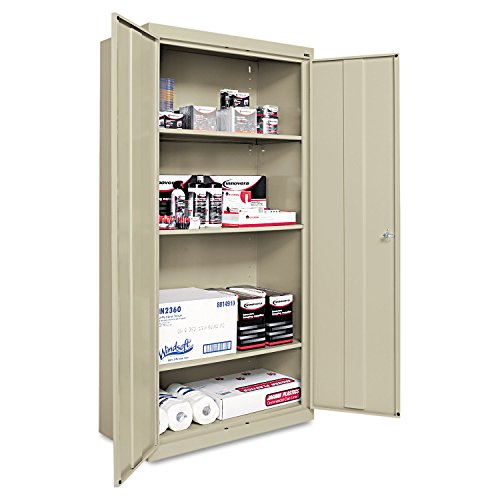 Alera ALECME7218PY Economy Assembled Storage Cabinet, 36w x 18d x 72h, Putty