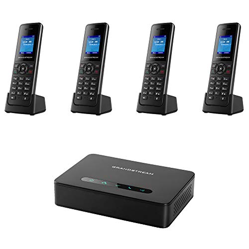 Grandstream DP750 Long-range DECT Base Station + DP720 4-UNITS DECT HD Handset