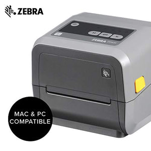 Zebra ZD420c Ribbon Cartridge Desktop Printer 203 dpi Print Width 4 in USB ZD42042-C01000EZ