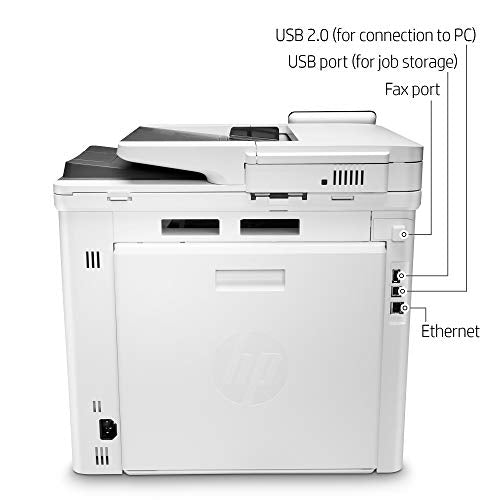 HP Color LaserJet Pro Multifunction M479fdn Laser Printer with One-Year, Next-Business Day, Onsite Warranty & Amazon Dash Replenishment ready (W1A79A) – Ethernet Only