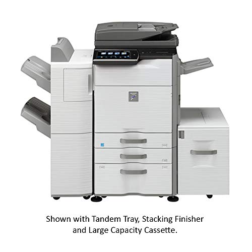 Sharp MX-M465N Tabloid-Size Monochrome Laser Multifunction Copier - 46ppm, Copy, Print, Scan, Auto Duplex, Network, Wireless, Single Pass Duplex Feeder, 2 Trays, Stand