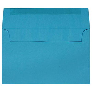 JAM PAPER A10 Colored Invitation Envelopes - 6 x 9 1/2 - Blue Recycled - Bulk 1000/Carton