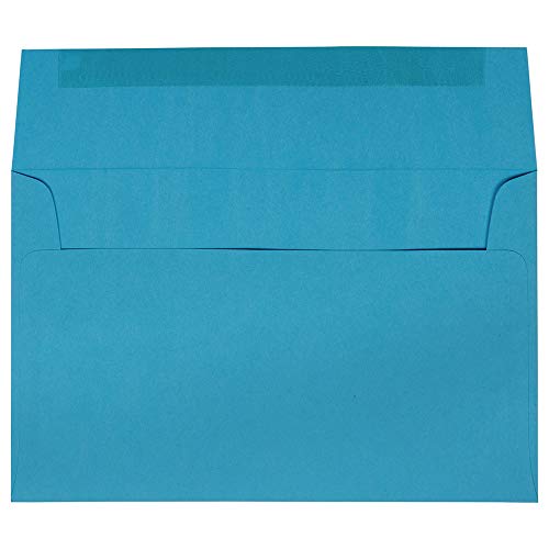 JAM PAPER A10 Colored Invitation Envelopes - 6 x 9 1/2 - Blue Recycled - Bulk 1000/Carton