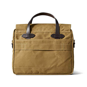 Filson Men's 24 Hour Briefcase, Dark Tan, One Size